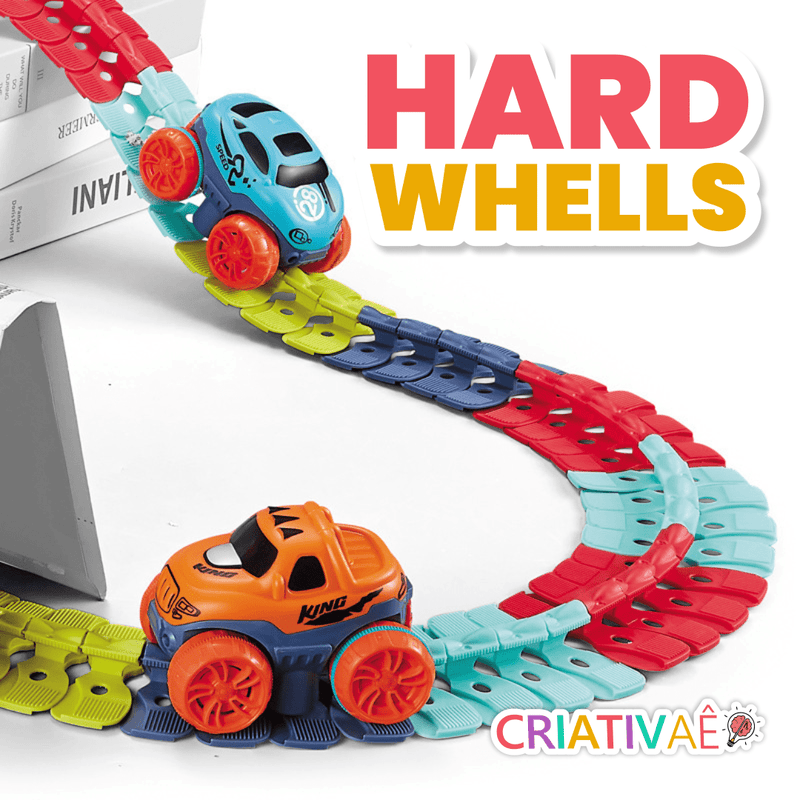 Hard Whells - Pista de Corrida Infantil Flexível de Alta Velocidade