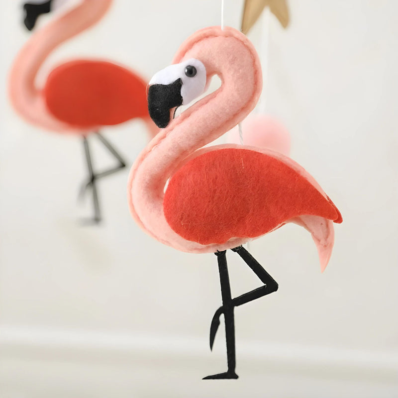 Móbile de Berço Flamingos no Céu