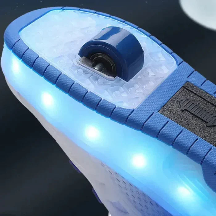 Tênis Infantil Pumello com Rodinhas e Luzes LED