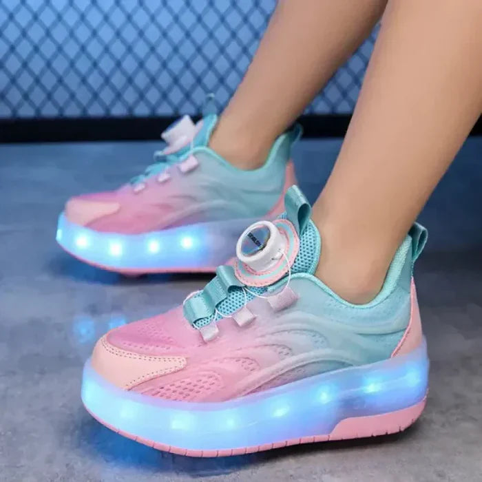 Tênis Infantil Pumello com Rodinhas e Luzes LED - (Promoção de Outubro)