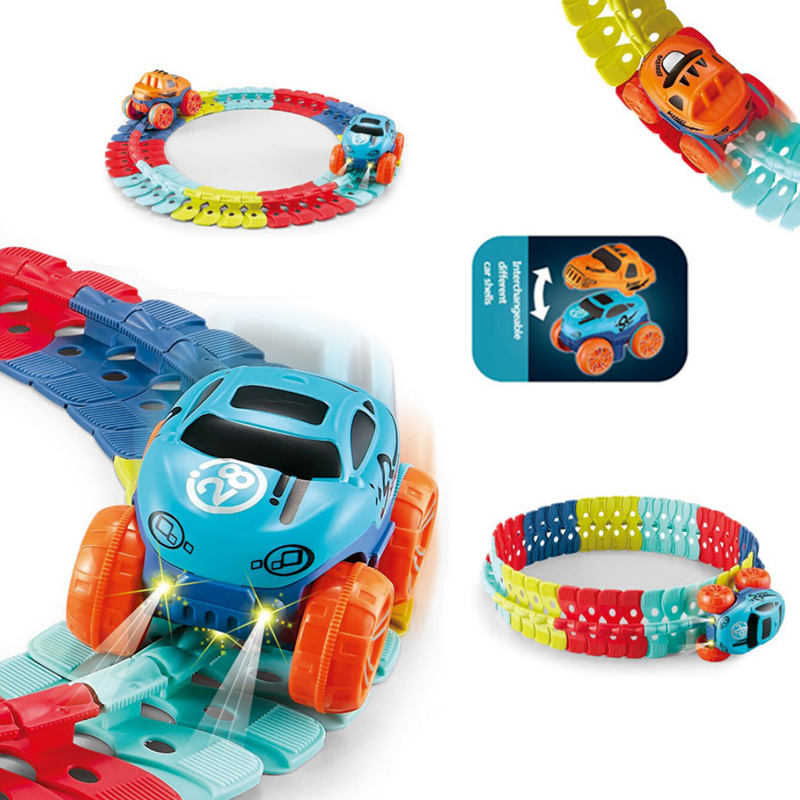 Hard Whells - Pista de Corrida Infantil Flexível de Alta Velocidade