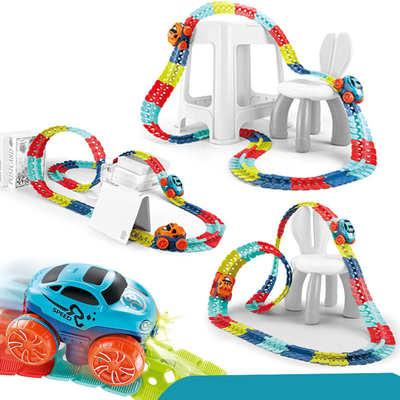 Hard Whells - Pista de Corrida Infantil Flexível de Alta Velocidade