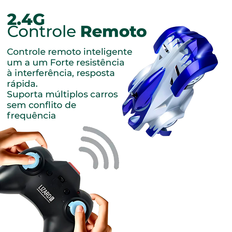 Carrinho Anti-Gravidade Infantil – Corre na Parede e no Teto
