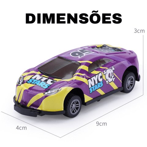 Carrinho Bate e Pula (Compre 4 Leve 8 Unidades)