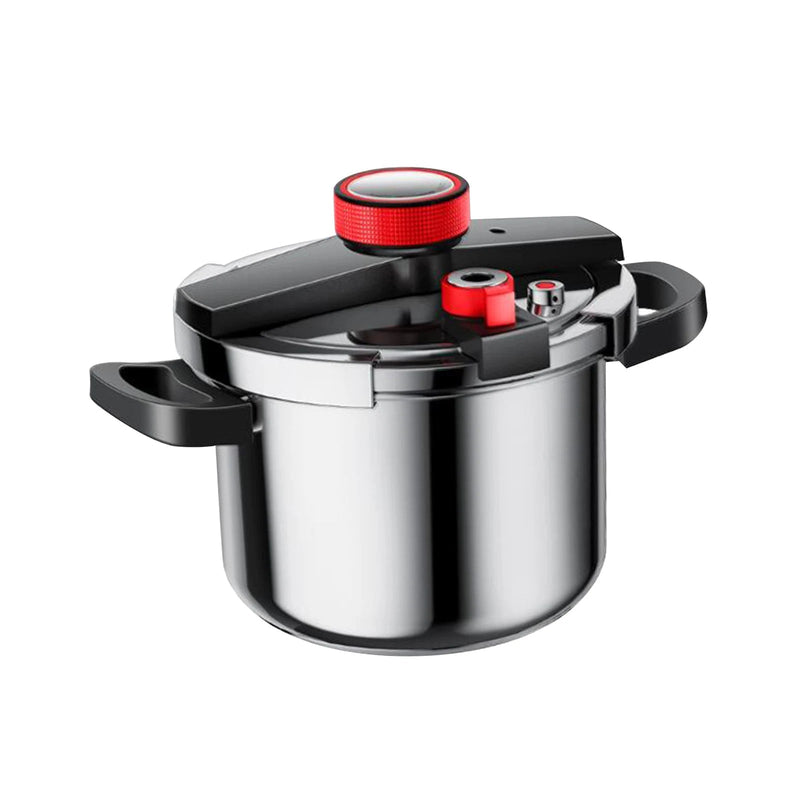 Panela de Pressão Inox 6L Anti Explosão com Alças Reforçadas Premium
