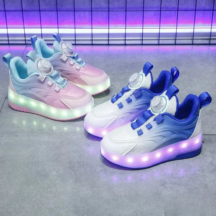 Tênis Infantil Pumello com Rodinhas e Luzes LED - (Promoção de Outubro)