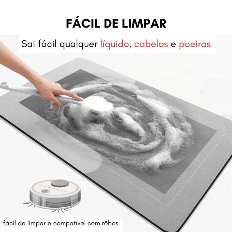Tapete Antiderrapante e Absorvente Premium PROMOÇÃO DE OUTUBRO