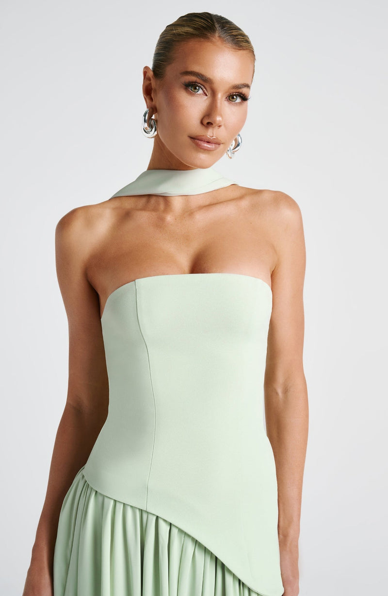 Vestido Longo Sem Alças Elegante Modern Mya