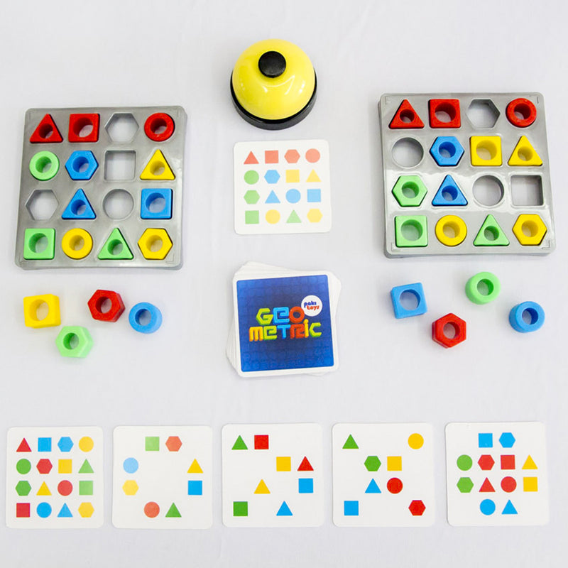 Jogo Geometric Encaixar Tabuleiro Criança Brinquedo Infantil