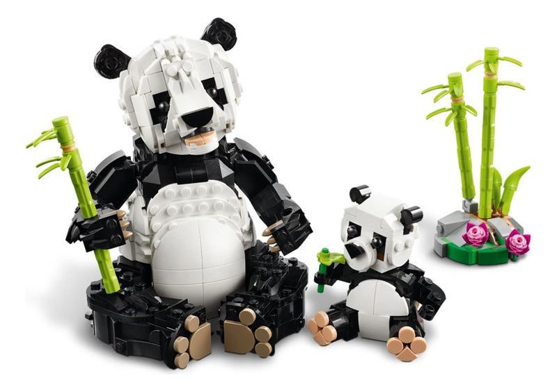 Brinquedo Blocos De Montar Creator 31165 Panda 3em1 Lego