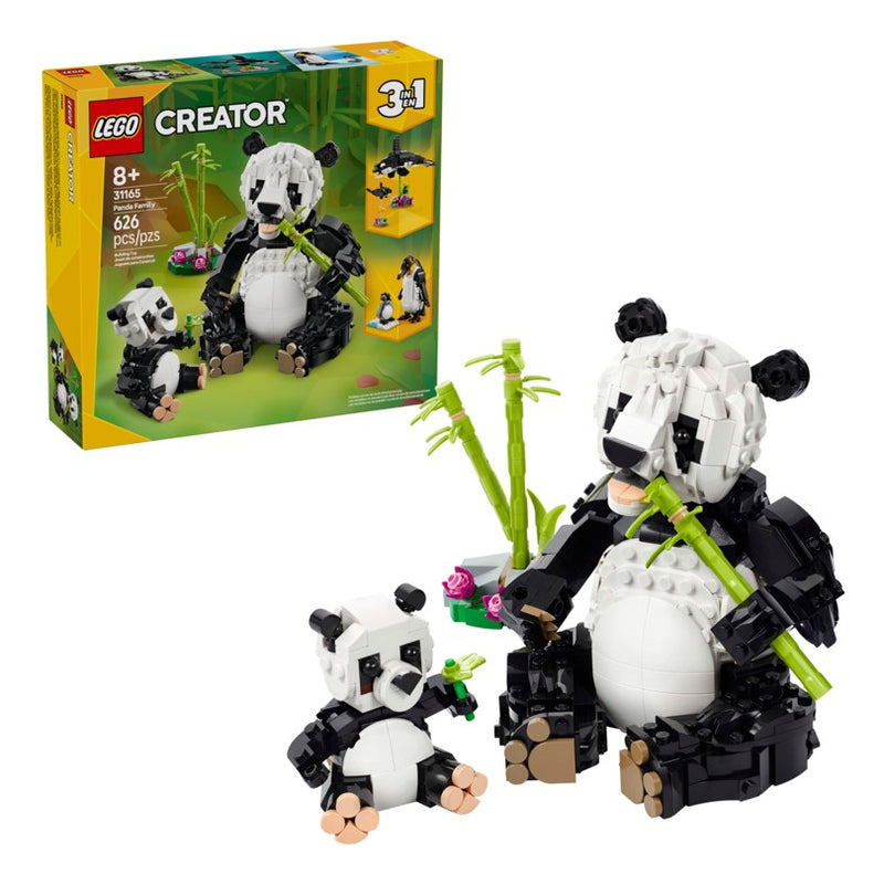 Brinquedo Blocos De Montar Creator 31165 Panda 3em1 Lego