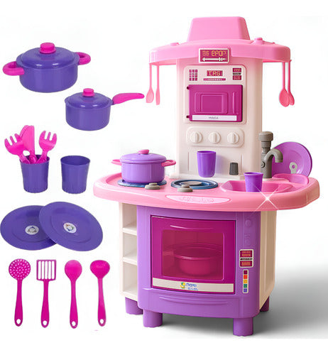 Cozinha Infantil Com Forninho Que Abre E Torneira De Verdade