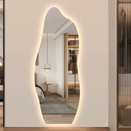 Espelho De Led Orgânico 160x60 Moderno Luxo Decorativo - (Promoção de Outubro)