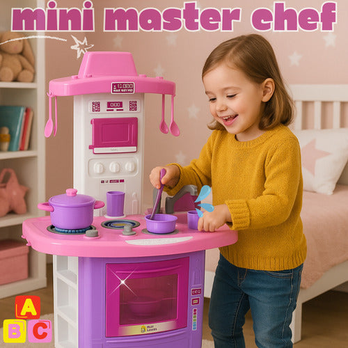 Cozinha Infantil Com Forninho Que Abre E Torneira De Verdade