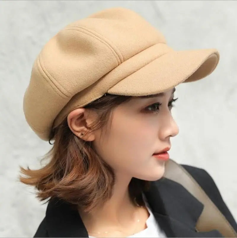 Boina Clássica Octogonal – Ideal para Outono e Inverno – (Promoção de Inverno 2025)