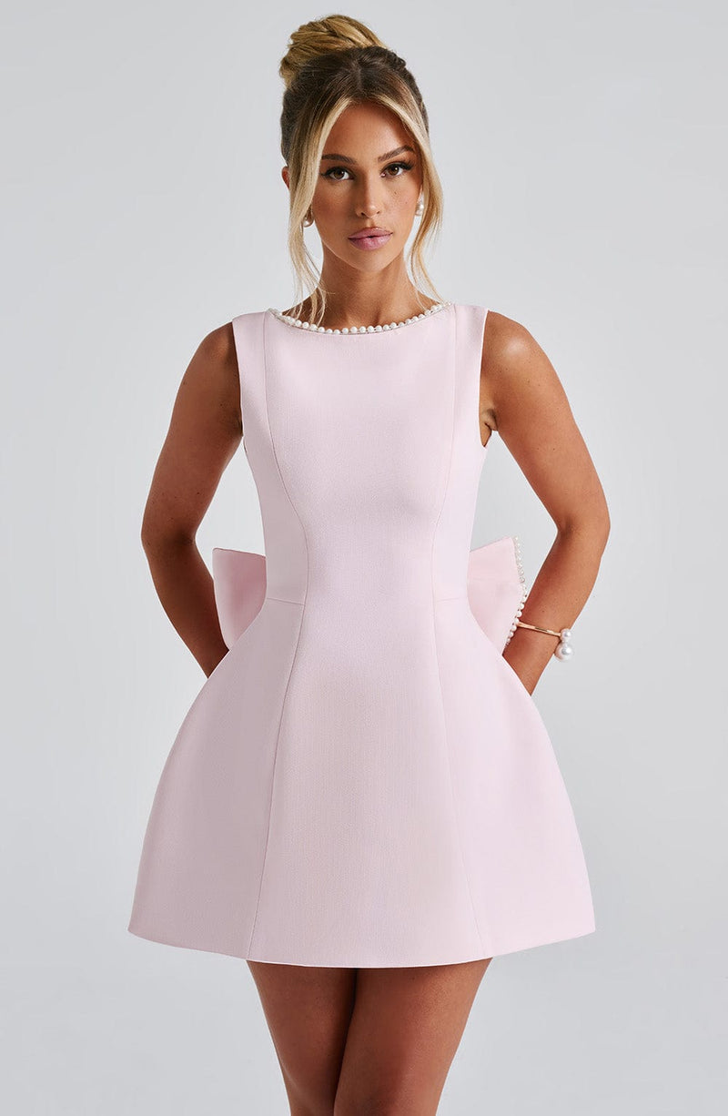 Vestido Curto Com Laço Modern Perle