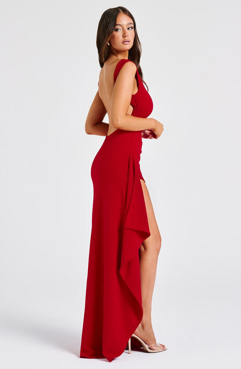 Vestido Longo com Fenda Modern Noélia