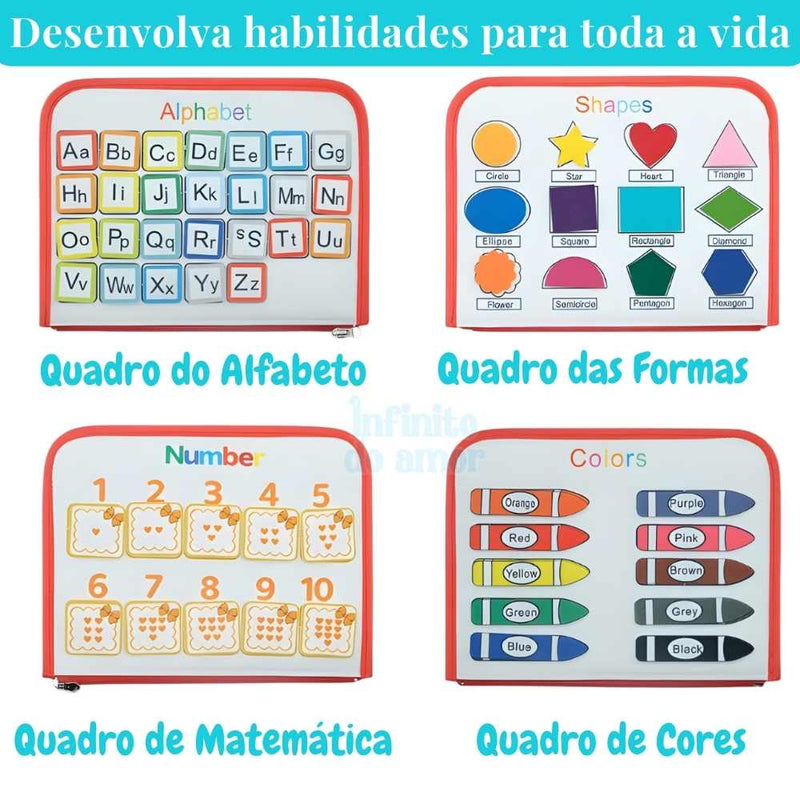 Maleta Sensorial Montessori - Infinito do Amor habilidades