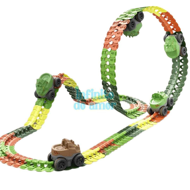 Pista de Carrinho de Dinossauros