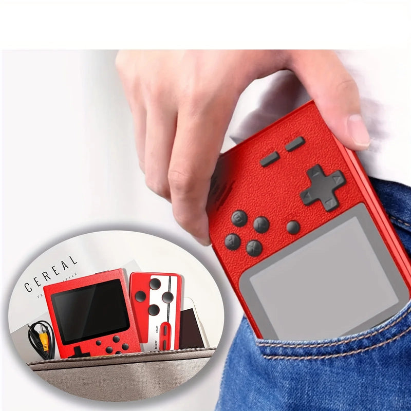 Mini Console Portátil Retrô – 400 Jogos Clássicos