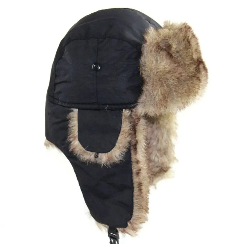 Touca Masculina Russa de Inverno com Abas Laterais – (Promoção de Inverno 2025)