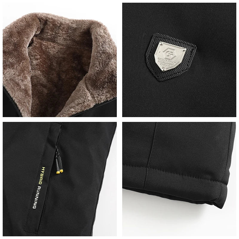 Jaqueta Masculina de Inverno com Gola Lapela e Conforto Térmico – (Promoção de Inverno 2025)