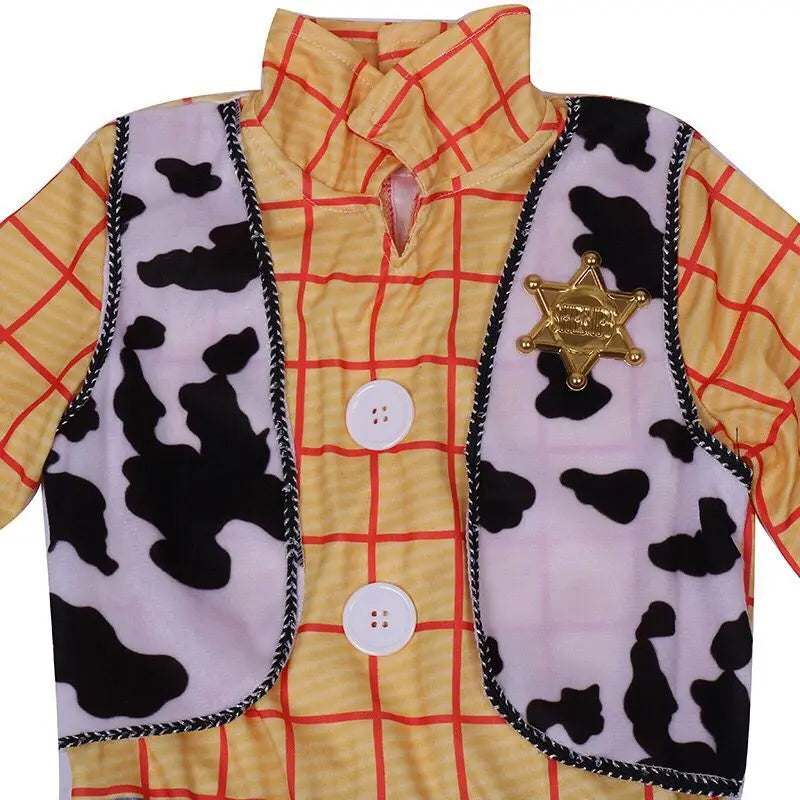 Fantasia Infantil Completa WTS – Cosplay com Chapéu Estilo Faroeste