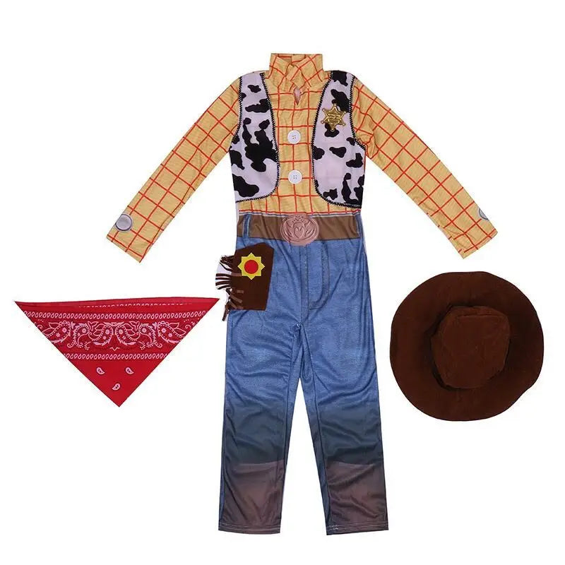 Fantasia Infantil Completa WTS – Cosplay com Chapéu Estilo Faroeste