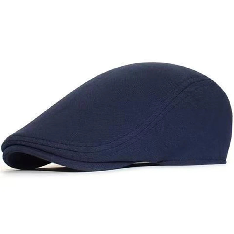 Boina Unissex de Algodão – Estilo Retrô com Aba Frontal – (Promoção de Inverno 2025)