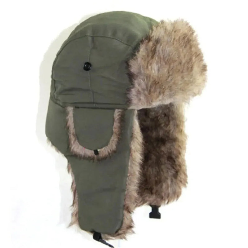 Touca Masculina Russa de Inverno com Abas Laterais – (Promoção de Inverno 2025)