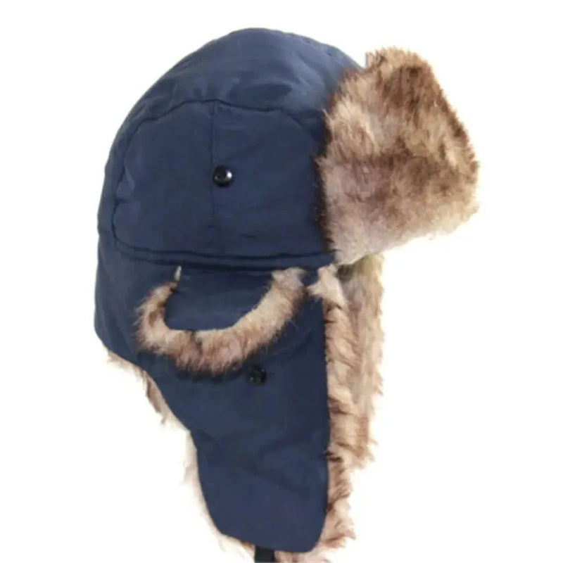 Touca Masculina Russa de Inverno com Abas Laterais – (Promoção de Inverno 2025)
