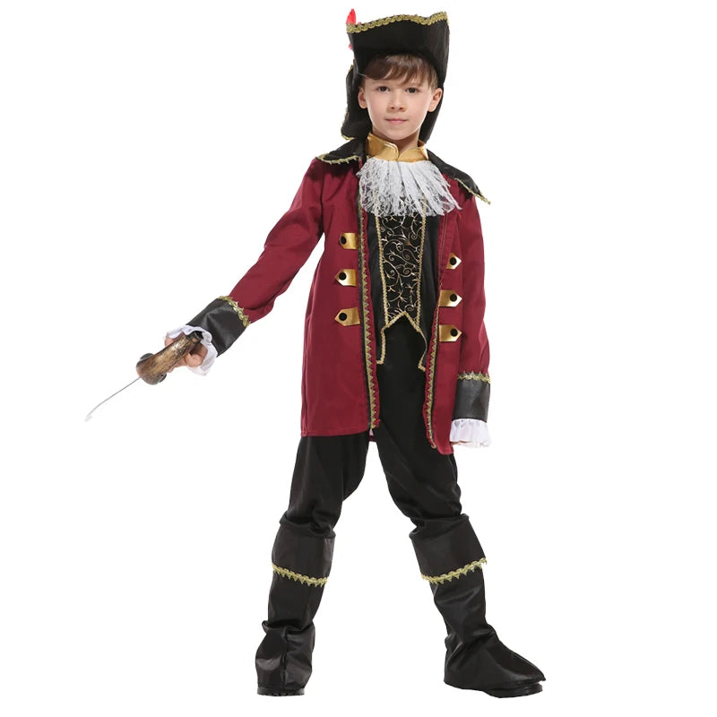 Fantasia Infantil Capitão Pirata com Chapéu