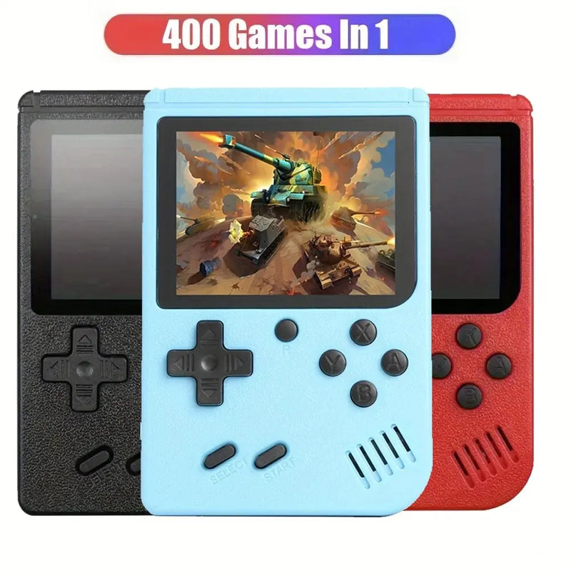 Mini Console Portátil Retrô – 400 Jogos Clássicos