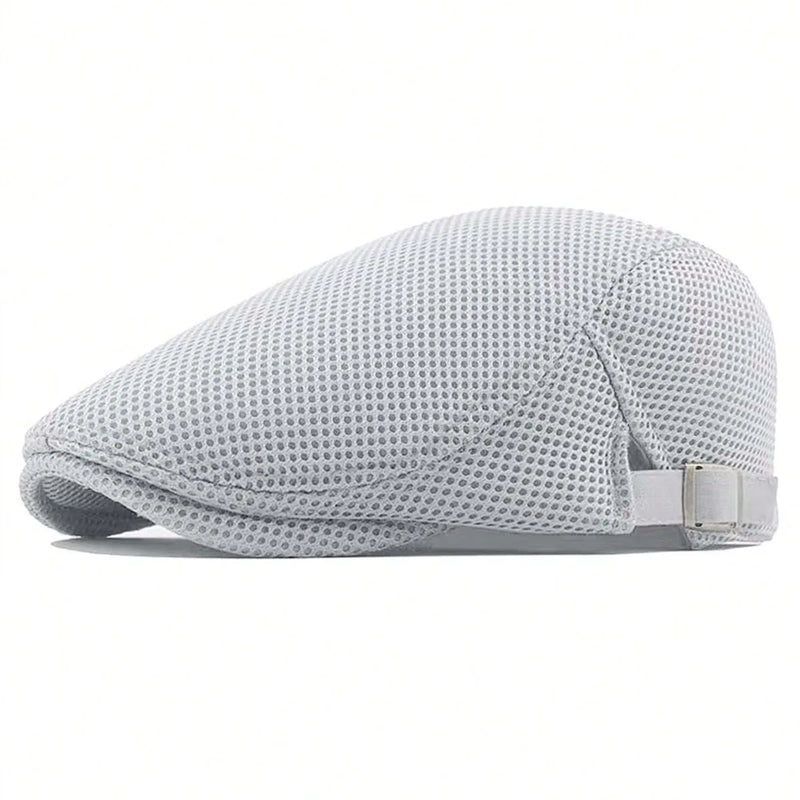 Boina Newsboy Masculina de Tela – Estilo Britânico Leve e Ajustável – (Promoção de Inverno 2025)