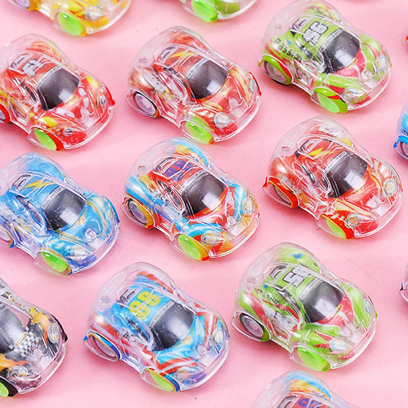 Brinquedos Mini Carrinhos Transparentes – Pacote com 15 Unidades para Crianças