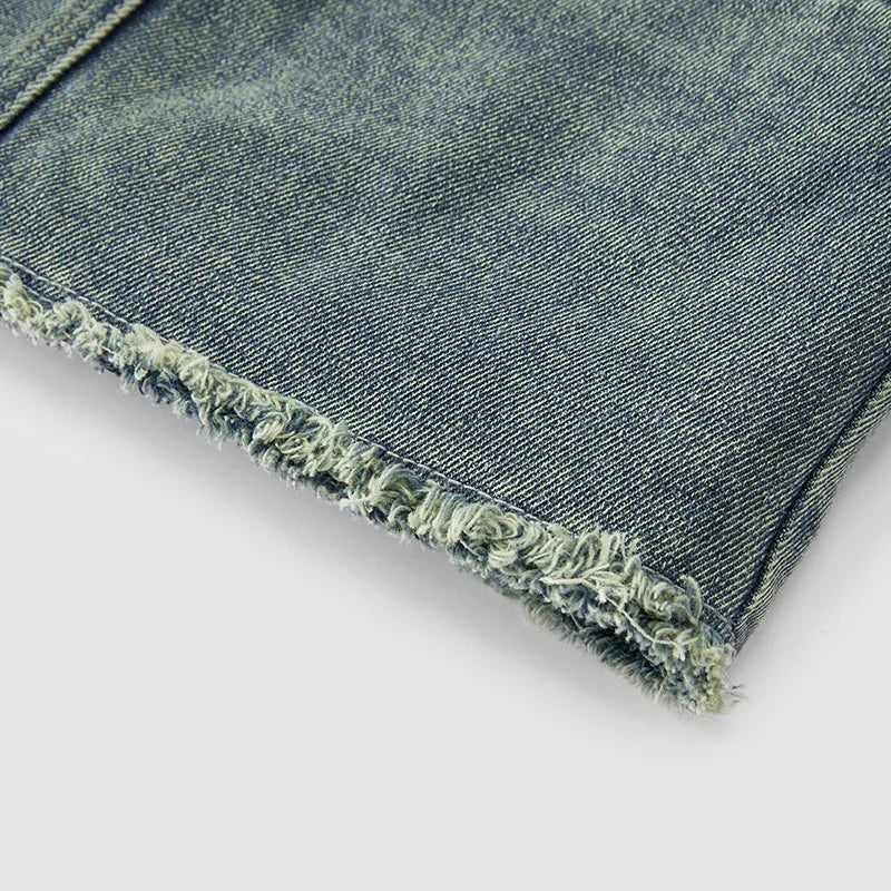 Jaqueta  Feminina Jeans Gola De Pelucia Com Bolsos