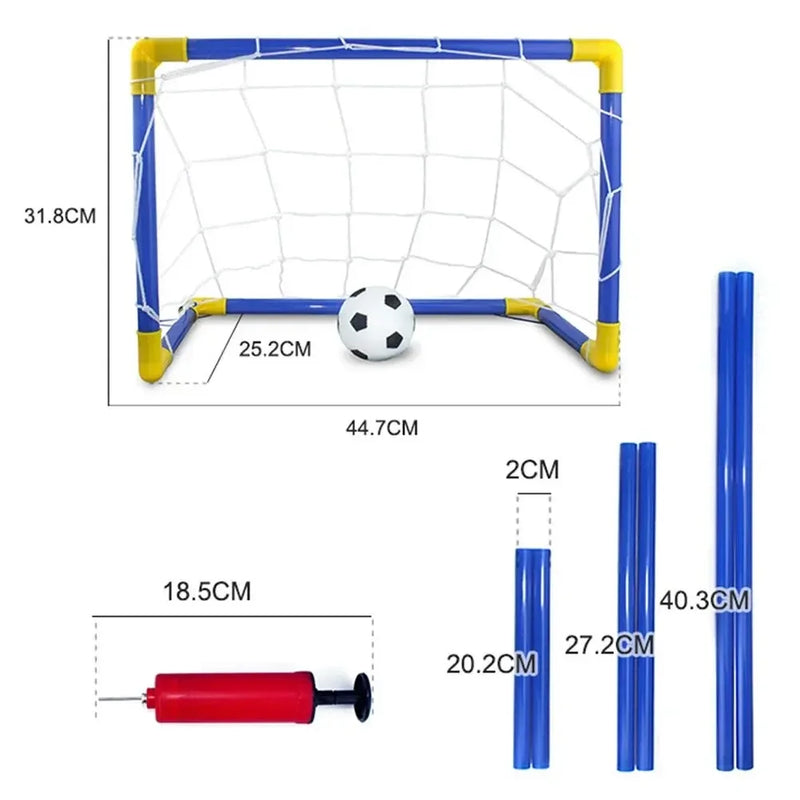Brinquedo Esportivo Infantil - Conjunto de Golzinho Dobrável com Rede