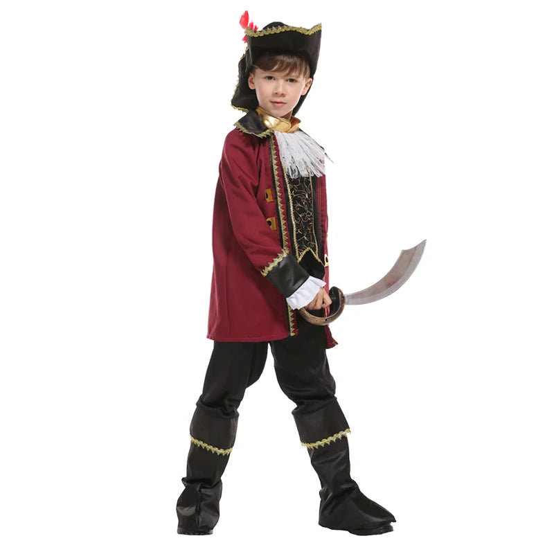 Fantasia Infantil Capitão Pirata com Chapéu