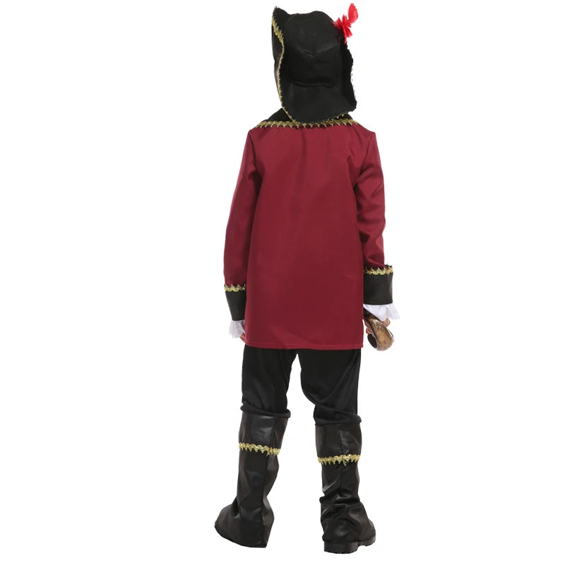 Fantasia Infantil Capitão Pirata com Chapéu