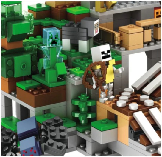Caverna da Montanha Minecraft (1.000 Peças) - PROMOÇÃO OUTUBRO