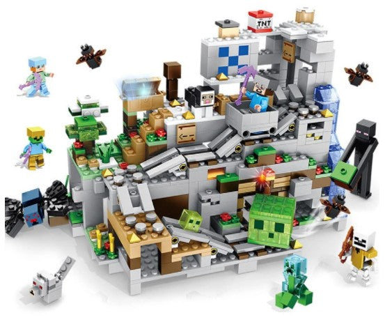 Caverna da Montanha Minecraft (1.000 Peças) - PROMOÇÃO OUTUBRO
