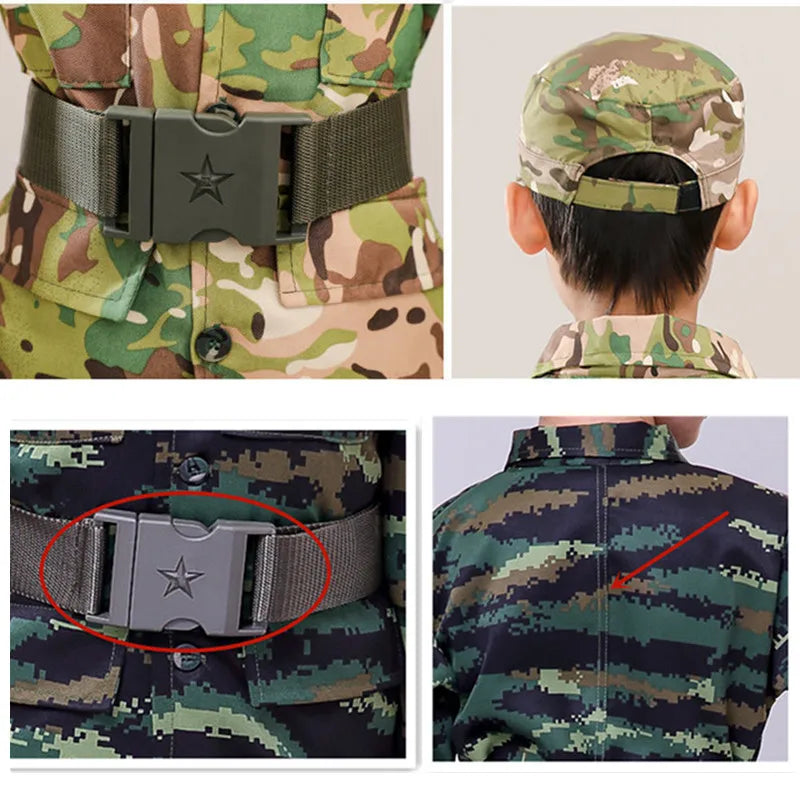 Fantasia Infantil de Soldado – Conjunto Camuflado com Acessórios