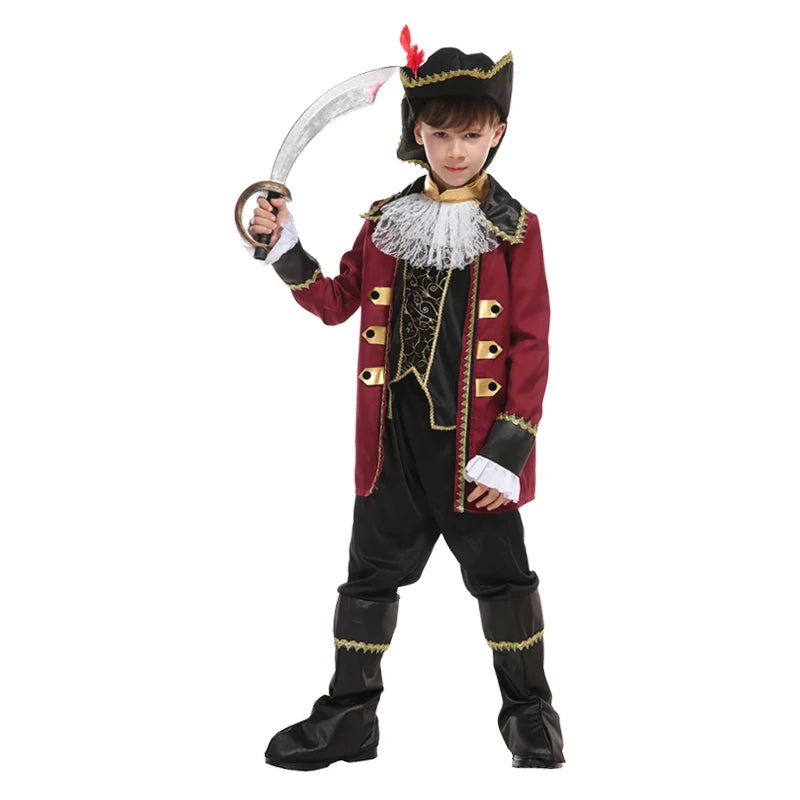 Fantasia Infantil Capitão Pirata com Chapéu