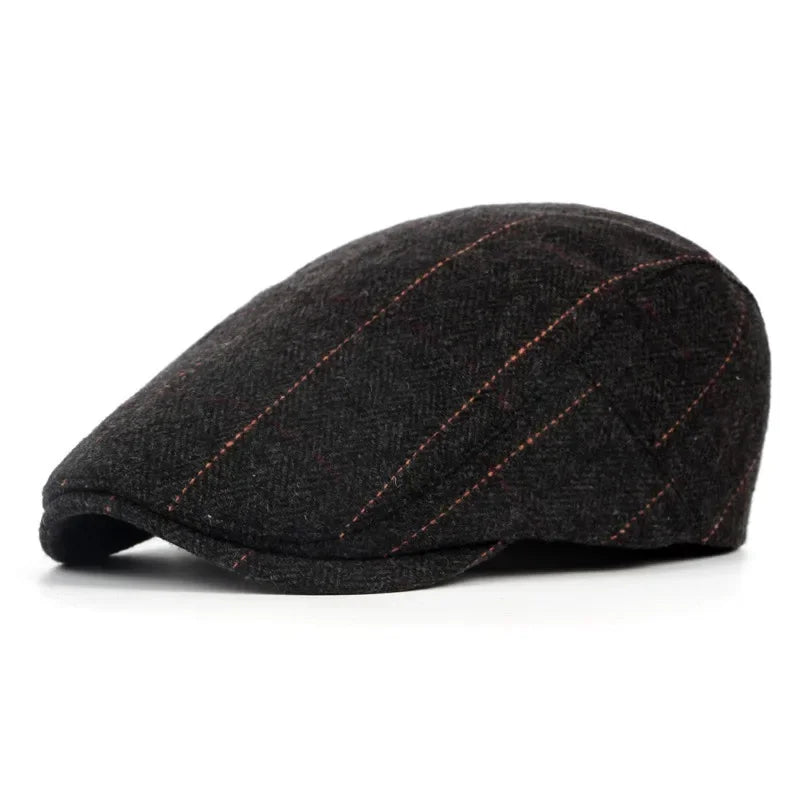 Boina Flat Cap Masculina – Elegância Clássica de Inverno – (Promoção de Inverno 2025)