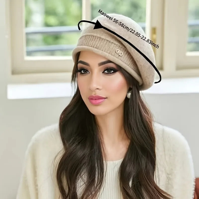 Touca de Inverno Feminina Malha Macia – (Promoção de Inverno 2025)