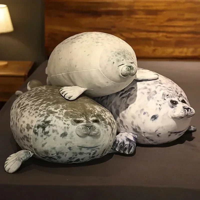 Travesseiro de Pelúcia Foca (MEME) – Boneco Macio 20cm