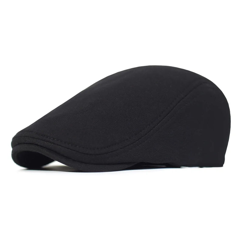 Boina Unissex de Algodão – Estilo Retrô com Aba Frontal – (Promoção de Inverno 2025)