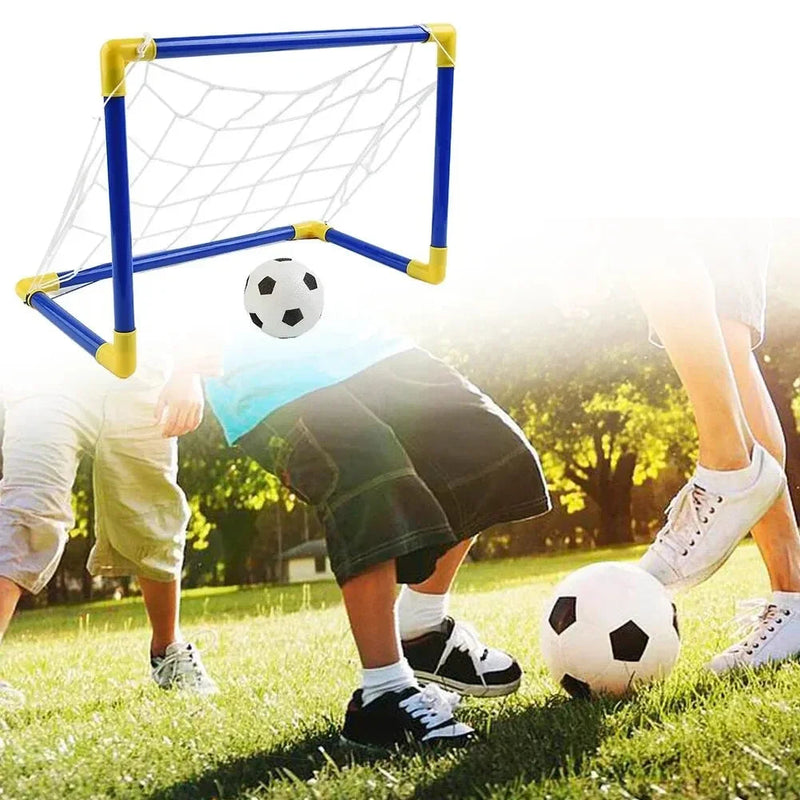 Brinquedo Esportivo Infantil - Conjunto de Golzinho Dobrável com Rede
