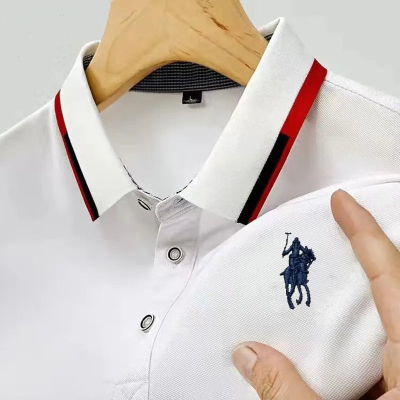 Camisa Masculina Polo Casual Simples Manga Curta ( PROMOÇÃO DE OUTUBRO  )