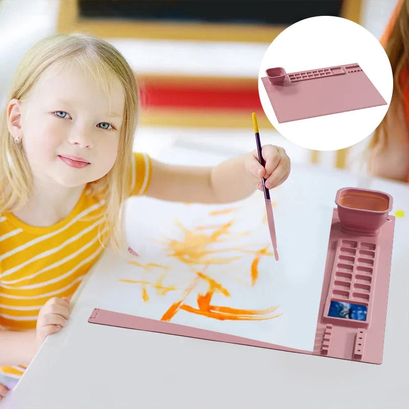 Tapete Pintura Silicone - Girafa Baby